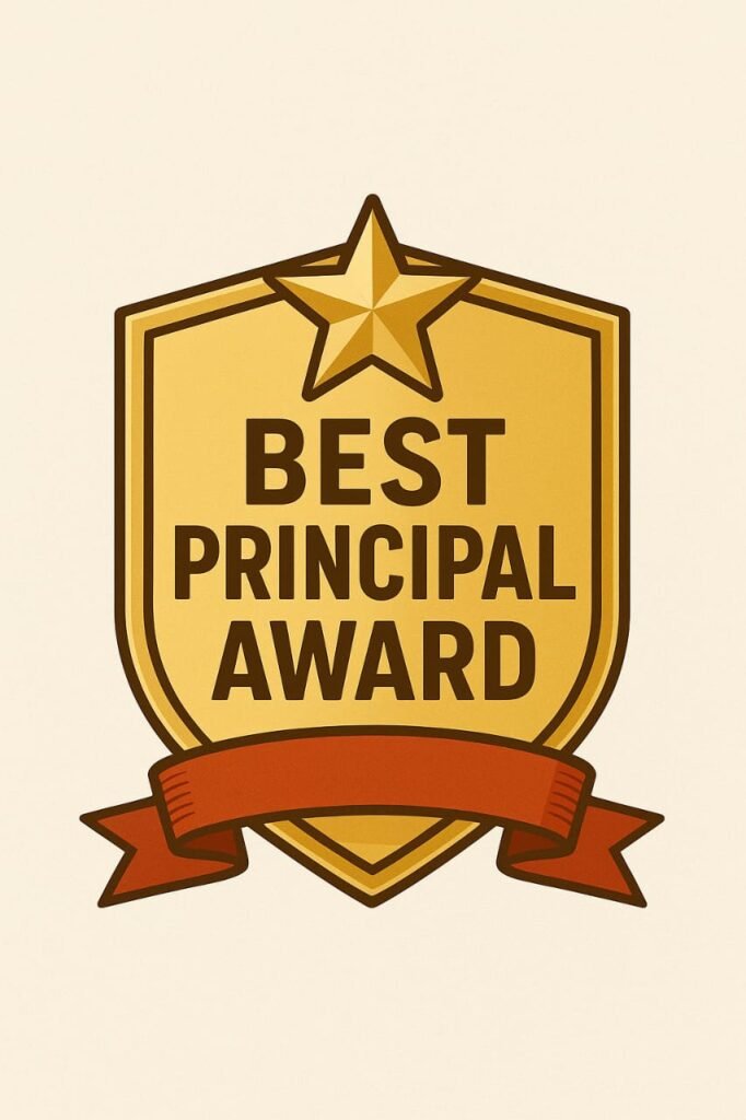 Best Principal award
