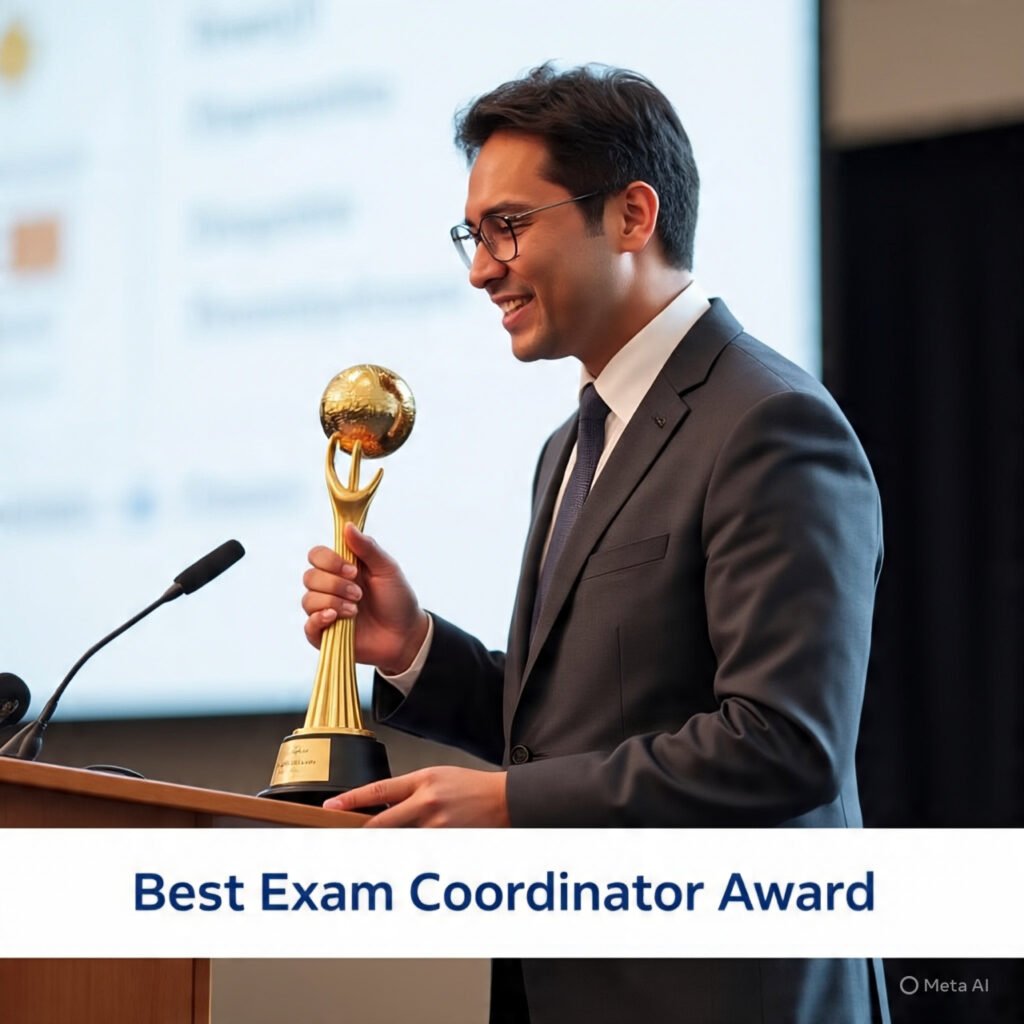 Best Exam Coordinator award