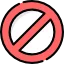 prohibited icon